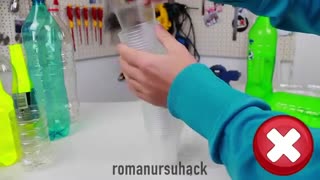 پنج ایده جدید با بطری های پلاستیکی