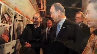 یک ایرانی سالن شماره 17 سازمان ملل را بازسازی کرد !