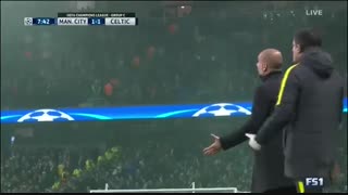 خلاصه بازی:  منچسترسیتی 1 - 1  سلتیک