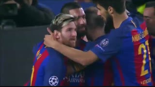 خلاصه بازی:  بارسلونا  4 - 0  گلادباخ