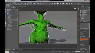 Ornatrix 3dsmax: Feathers Part 3 (Dynamics)