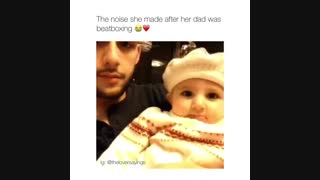 دختر بچه بامزه
