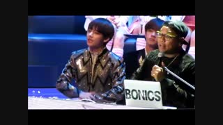 BTS V React to Wiz Khalifa - MAMA 2016 عکس العمل وی به اجرای ویز خالیفا در ماما 2016