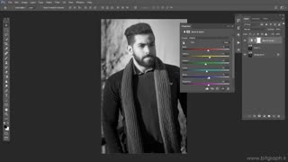 سه روش تبدیل عکس به سیاه و سفید در فتوشاپ