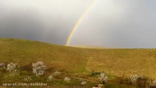 رنگین کمون در لاریجان!