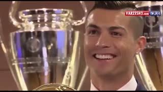 اهدای توپ طلا سال 2016 به رونالدو