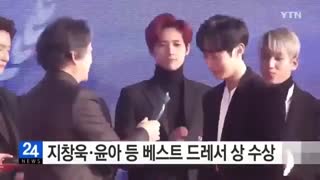 YOONA snsd &  Ji Chang Wook the k2 The 31st Korea Best Dresser 2016 Swan Award