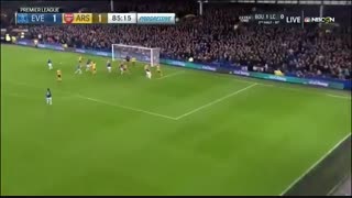 خلاصه بازی:  اورتون  2 - 1  آرسنال