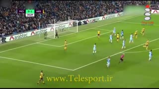 منچستر سیتی 2 - آرسنال 1؛ گواردیولا نفس راحت کشید