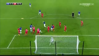 خلاصه بازی:  اورتون  0 - 1  لیورپول