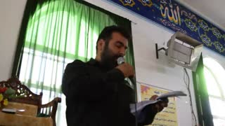 فیلم نوحه خوانی مشهدی ابراهیم حسینی- میقان محرم 95