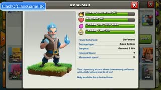 طلسم کریسمس ، جادوگر یخی و تله یخی در کلش آف کلنز