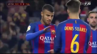 خلاصه بازی:  بارسلونا  7 - 0  هرکولس