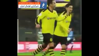 گل استثنایی ماریو گوتسه ، هافبک بروسیا دوتموند