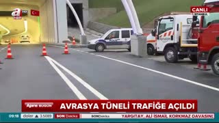 افتتاح تونل زیردریایی اروپا - آسیا در استانبول