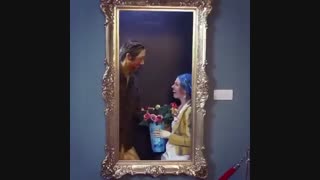 بخشی از یک نمایشه پرفرمنس(بسی جالب و خلاقانه)