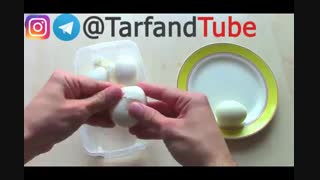 چگونه پوست تخم مرغ پخته (آب پز) را به راحتی جدا کنیم؟