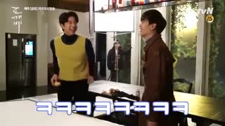 پشت صحنه سریال گوبلین - صحنه مبارزه با کارد :))