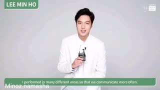 ❤اوپا لی مین هو ❤ خیلی خیلی داغ داغ جدید منتشر شده Lee Min Ho's Christmas Greeting from Lotte Duty Free Shop(کیفیتHD ) توضیحات