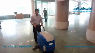 اسکرابر دستی نظافت صنعتی کف لابی های مجتمع تجاری