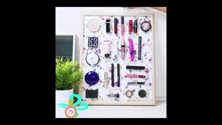 ایده ای جالب برای نظم دادن به میز آرایش