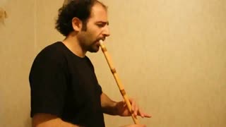 نی نوازی از حامد امجدیان  برگرفته از صفحه اینستاگرام