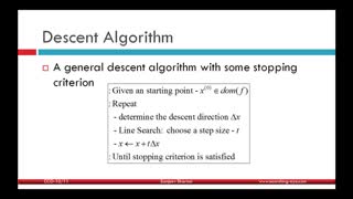 Gradient decent alg