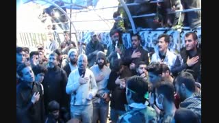 مراسم تشییع پیکر مطهر شهید مدافع حرم علی حیدری در شیراز به همراه نماهنگی زیبا