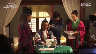 پشت صحنه ای از سریال دختر امپراطور *لحظاتِ سختِ ولیعهد در کیمون*