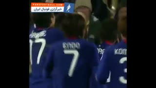 یک ضربه آزاد تماشایی از برترین بازیکن جام ملت‌های آسیا در سال ۲۰۱۱