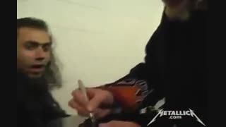 وقتی جیمزهتفیلد روز تولد یکی ازطرفدارای عراقیش اونو سورپرایز میکنه!(وای اینو حتممما ببینید!)