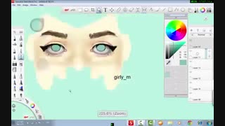Speed drawing girly