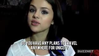 مصاحبه با سلینا درباره یونیسف