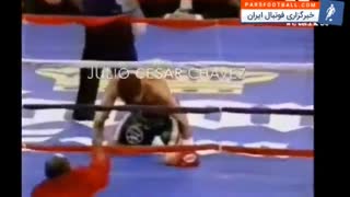 لحظه سقوط اساطیر و نوابغ بوکس جهان