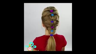 آموزش  بستن مو با 3 مدل دخترانه و خوشگل