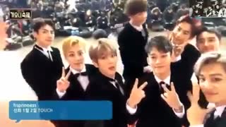 Exo red carpet gayo فرش قرمز اکسو