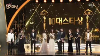 SBS Drama Awards 2016- lee min ho &park shin hye