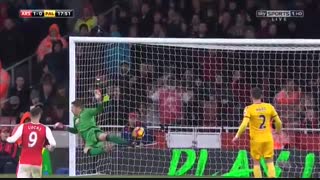 خلاصه بازی:  آرسنال  2 - 0  کریستال پالاس