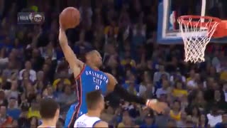 برترین حرکات Russel Westbrook در سال 2016