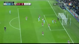 خلاصه بازی: منچسترسیتی  2 - 1  برنلی