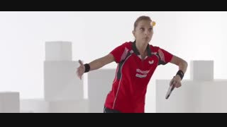 آموزش پینگ پنگ: سرویس پاندل (Pendulum)