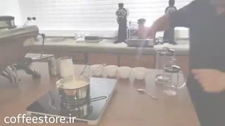 کف دادن شیر با فرنچ پرس