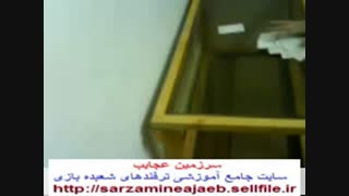 شعبده رد کردن کارت از شیشه