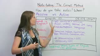 How to study efficiently: The Cornell Notes Method