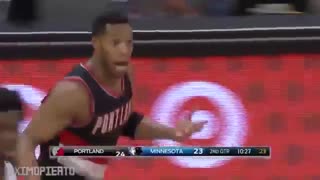 خلاصه بازی: پورتلند بلیزرز - مینه سوتا تیمبرولوز؛ 1 ژانویه 2017