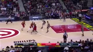 خلاصه بازی: سن آنتونیو اسپرز - آتلانتا هاوکس؛ 1 ژانویه 2017