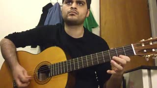 سیمین بری از جمشید شیبانی با گیتار