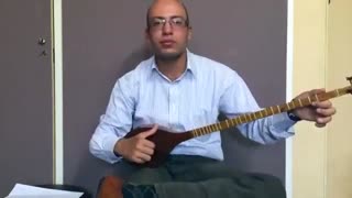 آموزش سه تار -  شیوه گرفتن و انواع مضراب و پایه های مضرابی - کوشا میرزایی