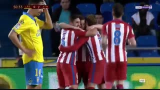 خلاصه بازی:  لاس پالماس  0 - 2  اتلتیکومادرید