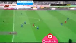 هتریک سامان نریمان جهان مقابل استقلال زیبایی پوست